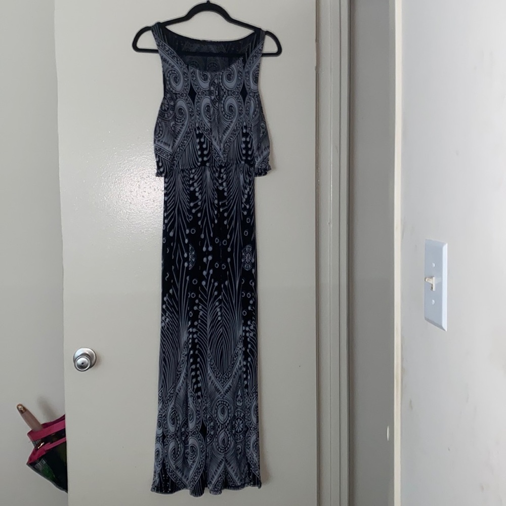 Black & White Maxi Dress